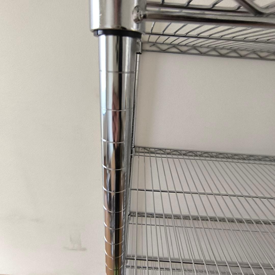 【ラスト1！120cm】スチールラック 5段 シルバー 棚板1枚追加 値引き可