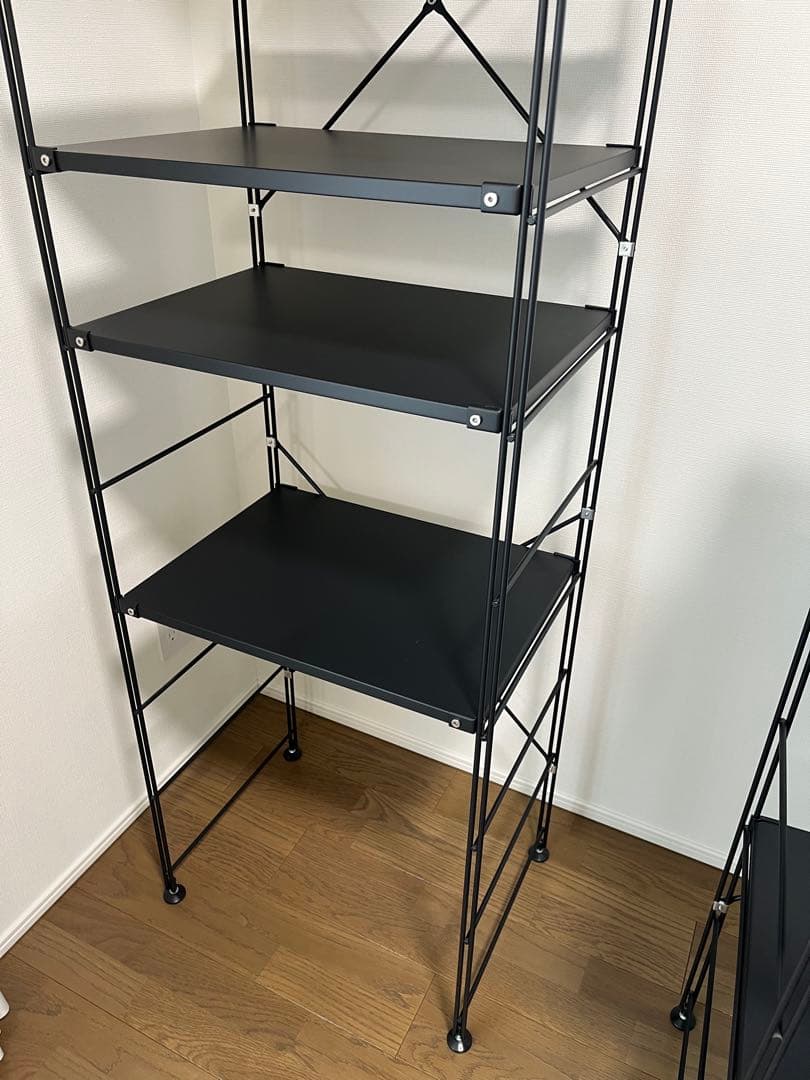 MUJI 無印良品　店舗限定　スチールユニットシェルフ　ダークグレー