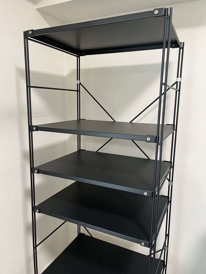 MUJI 無印良品　店舗限定　スチールユニットシェルフ　ダークグレー