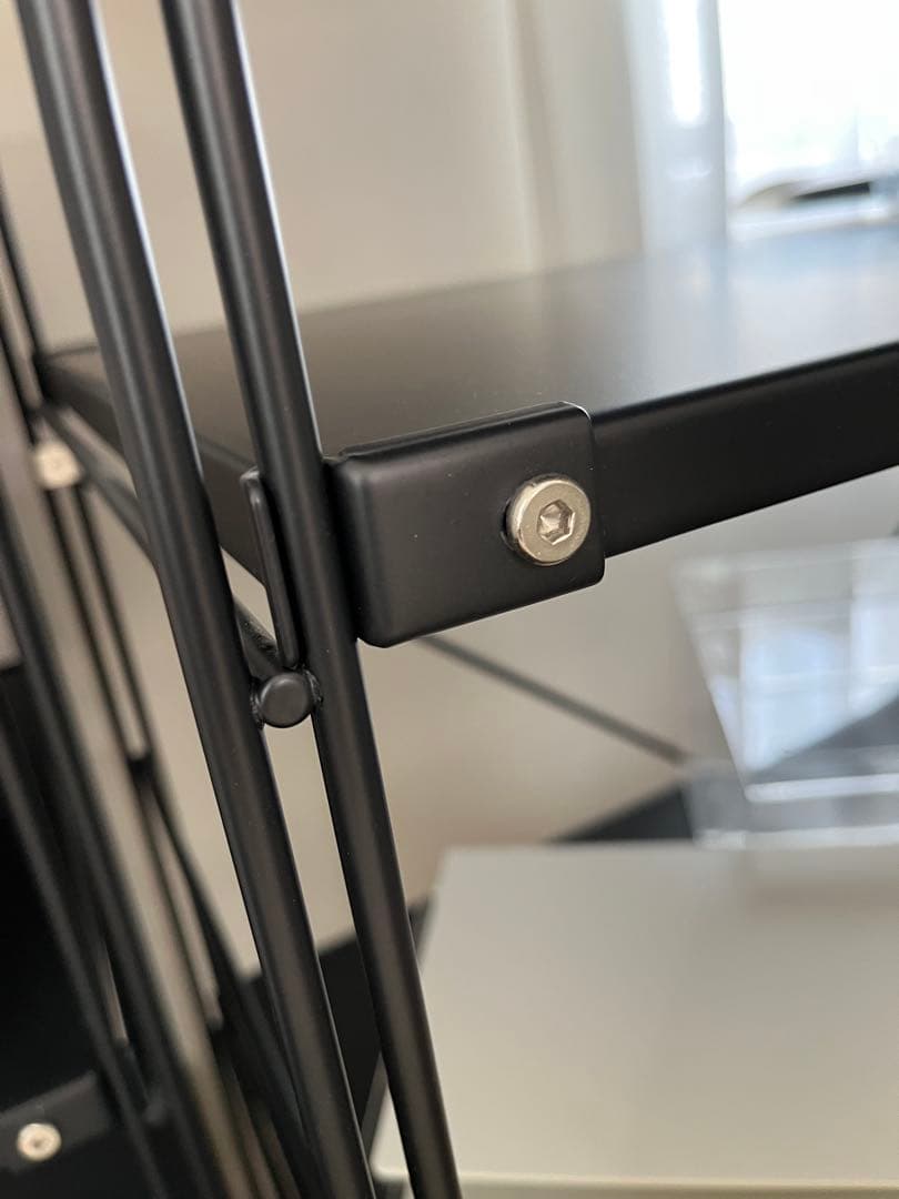 MUJI 無印良品　店舗限定　スチールユニットシェルフ　ダークグレー