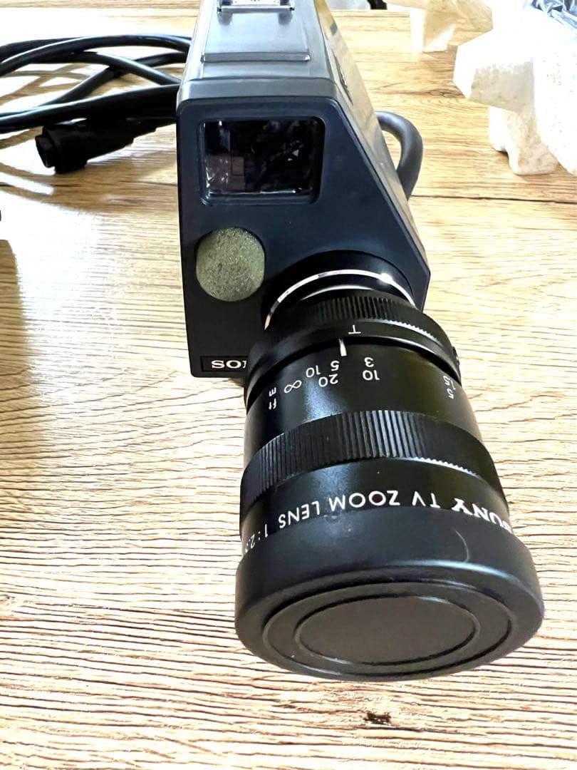 SONY HVM-110 HVS-2100 レトロ白黒ビデオカメラ