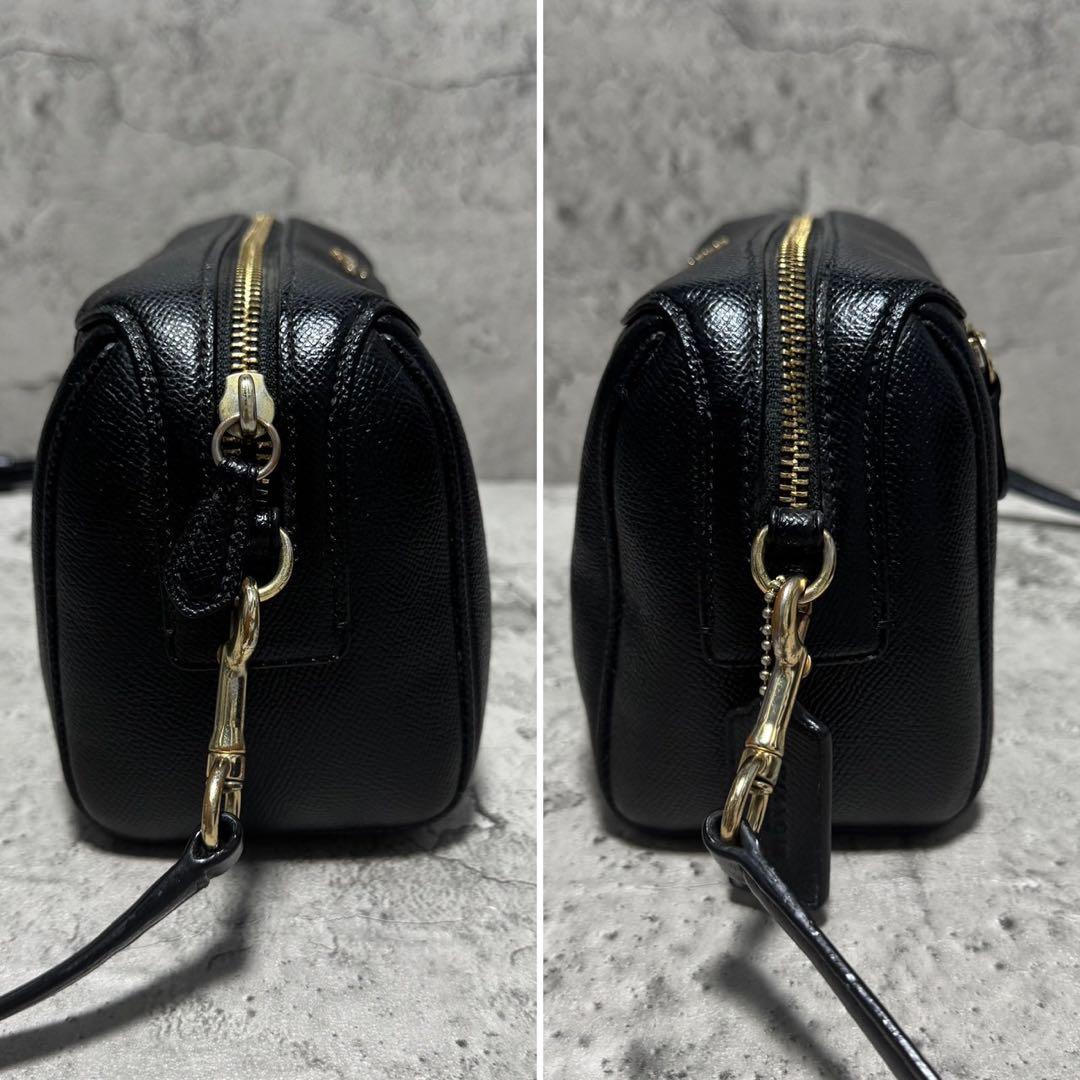 極美品✨️コーチ ミニボストン ショルダーバッグ ベネット 黒 F76629