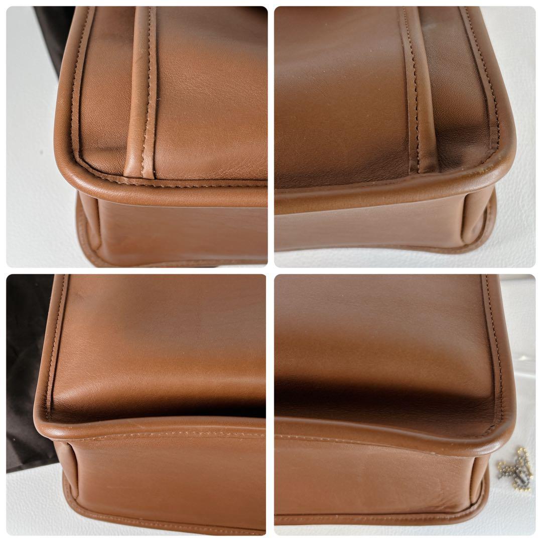 未使用 COACH オールドコーチ レザー ビジネスバッグ 2wayブラウン