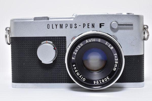 フィルムカメラ Olympus Pen FV F-zuiko AUTO-S 38mm F1.8