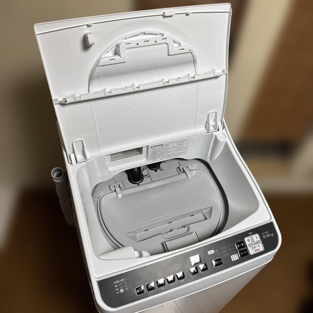 美品 SHARP 洗濯乾燥機 洗濯5.5kg /乾燥3.5kg ヒーター乾燥