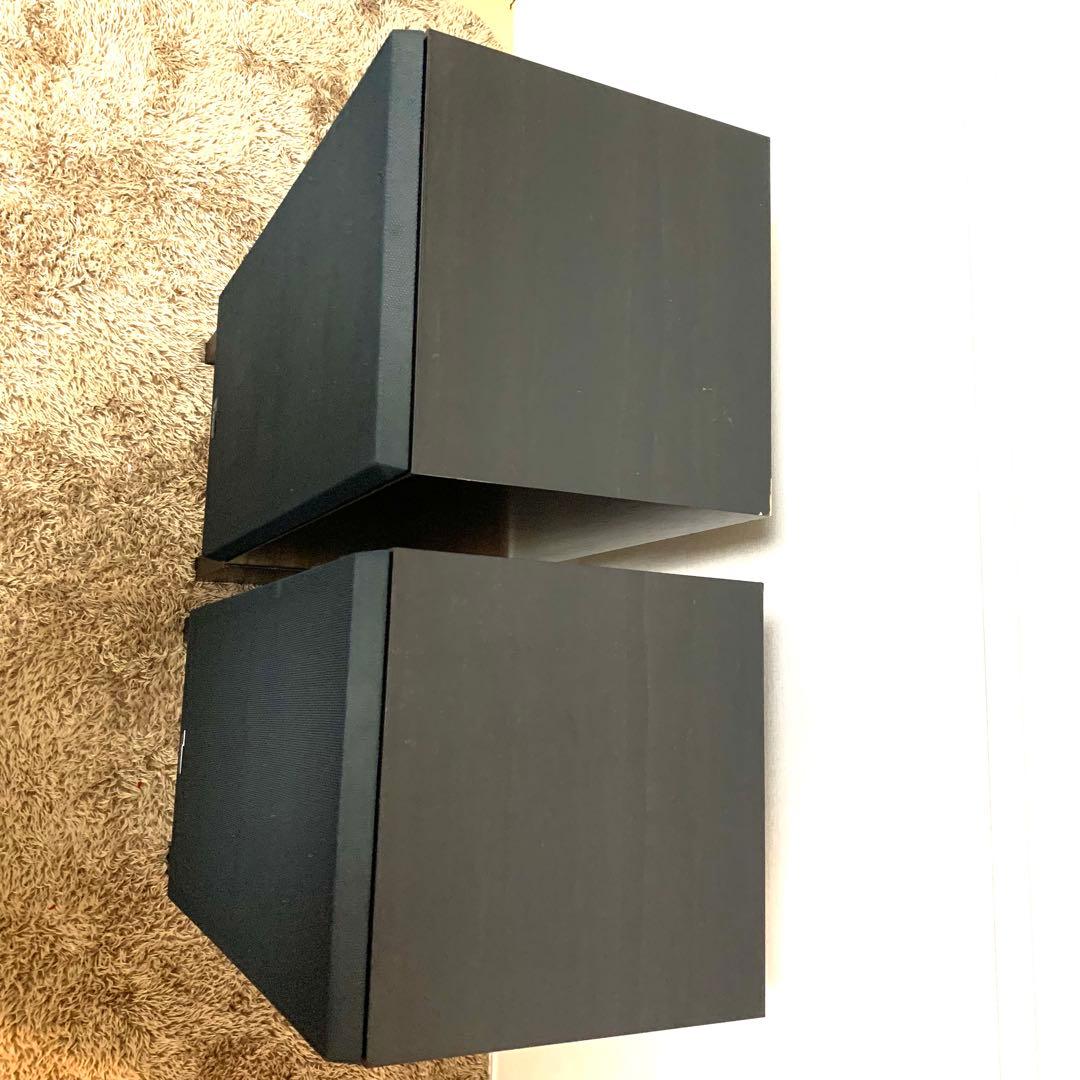 送料無料 KENWOOD LS-880A 純正スタンド付 3WAYスピーカーペア