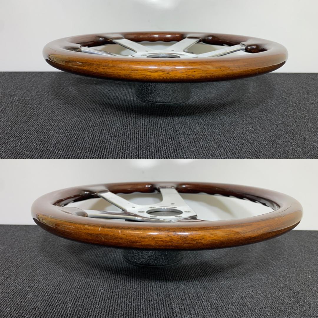 モモ ウッド ステアリング 4スポーク 36パイ 90年製 希少モデル 当時物