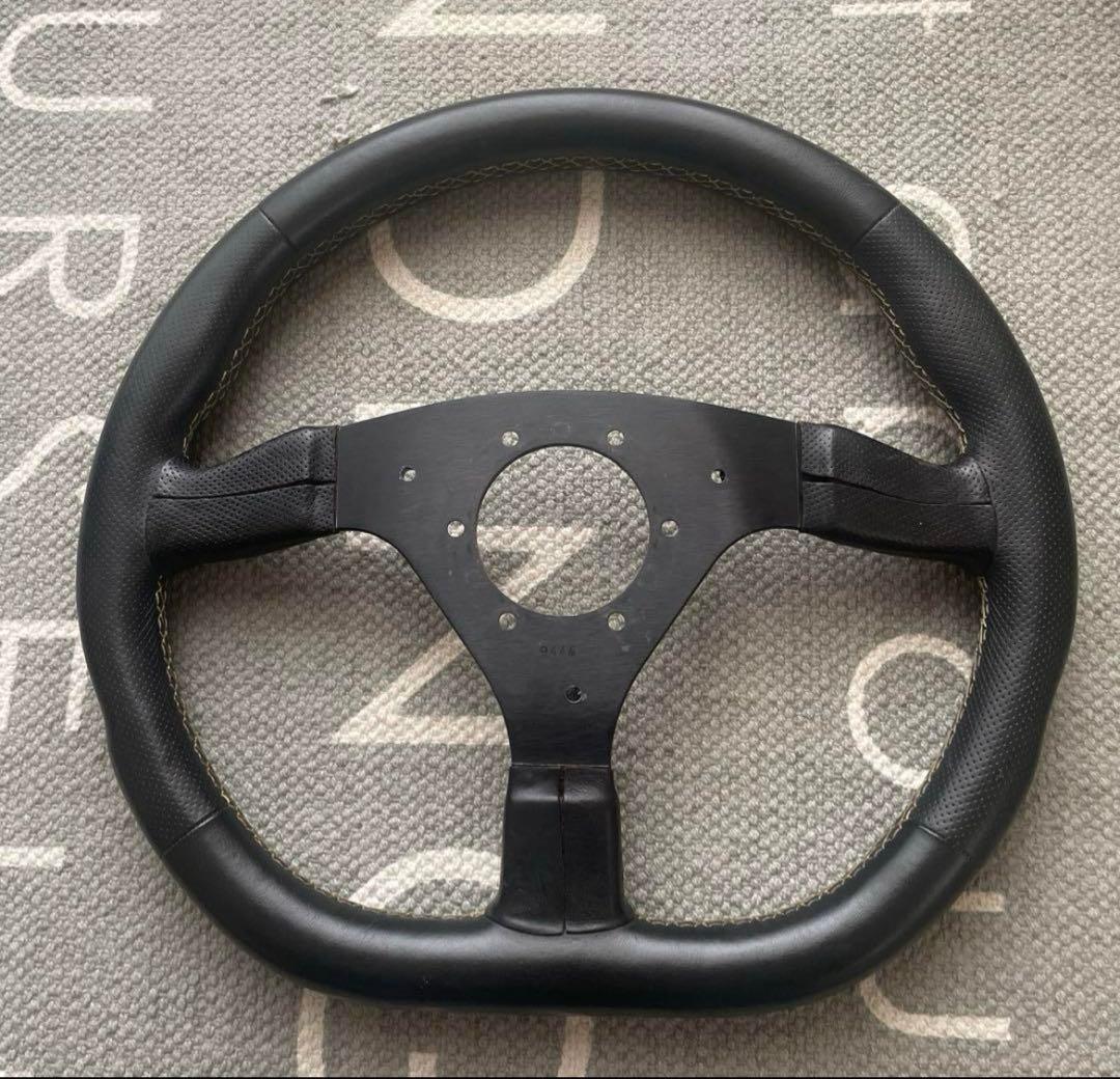 希少 当時物 イタリア製 OZレーシング D型 ステアリング