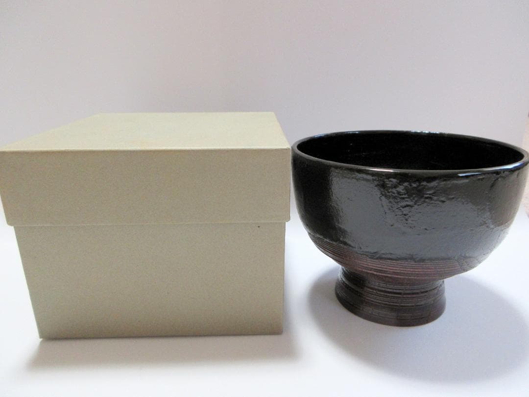 合鹿椀 布着 天然木 削り出し 黒漆 木製漆器 / 輪島塗