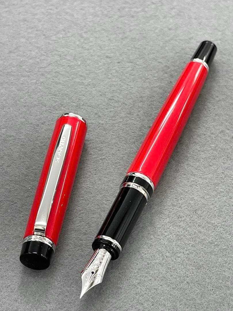 【廃番品】PILOT 万年筆 グランセNC レッド FGNC-1MR-R-F