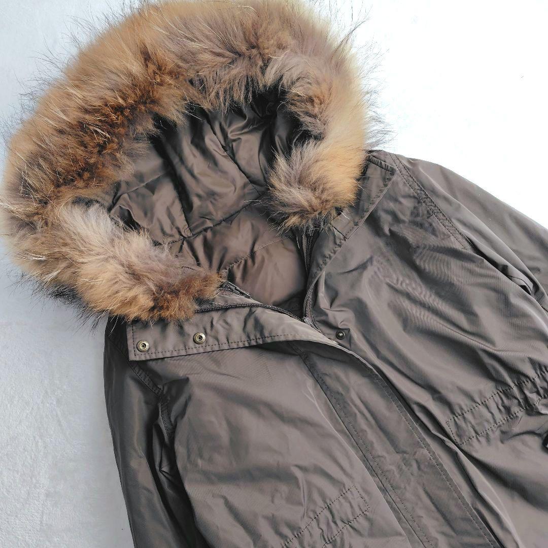 極美品✨洗える✼23区 マルチwayタフタダウンライナーコート 38 ブラウン系