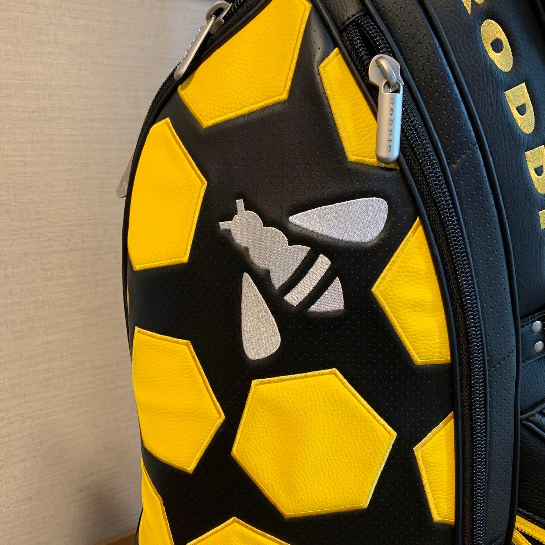 Roddio ロッディオ　ゴルフキャディバッグ 黒と黄色