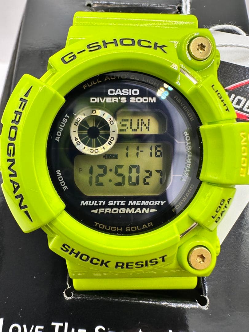21時までセール　新品未使用G-SHOCK GW-200F フロッグマン