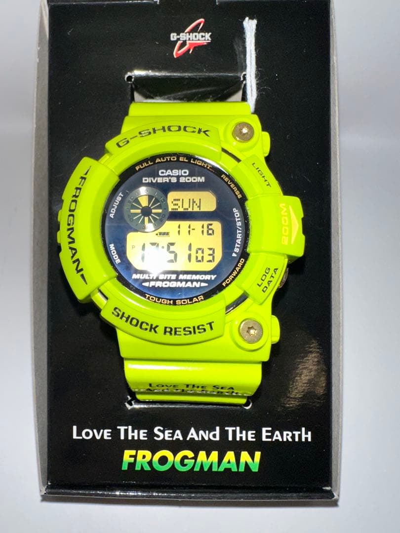 21時までセール　新品未使用G-SHOCK GW-200F フロッグマン