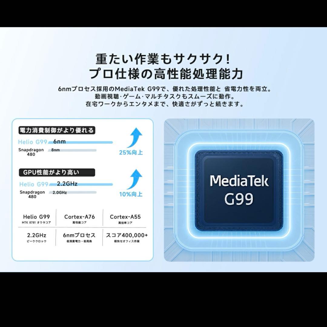 新品　タブレット Android15 11インチ　6GB+128GB+1TB拡張