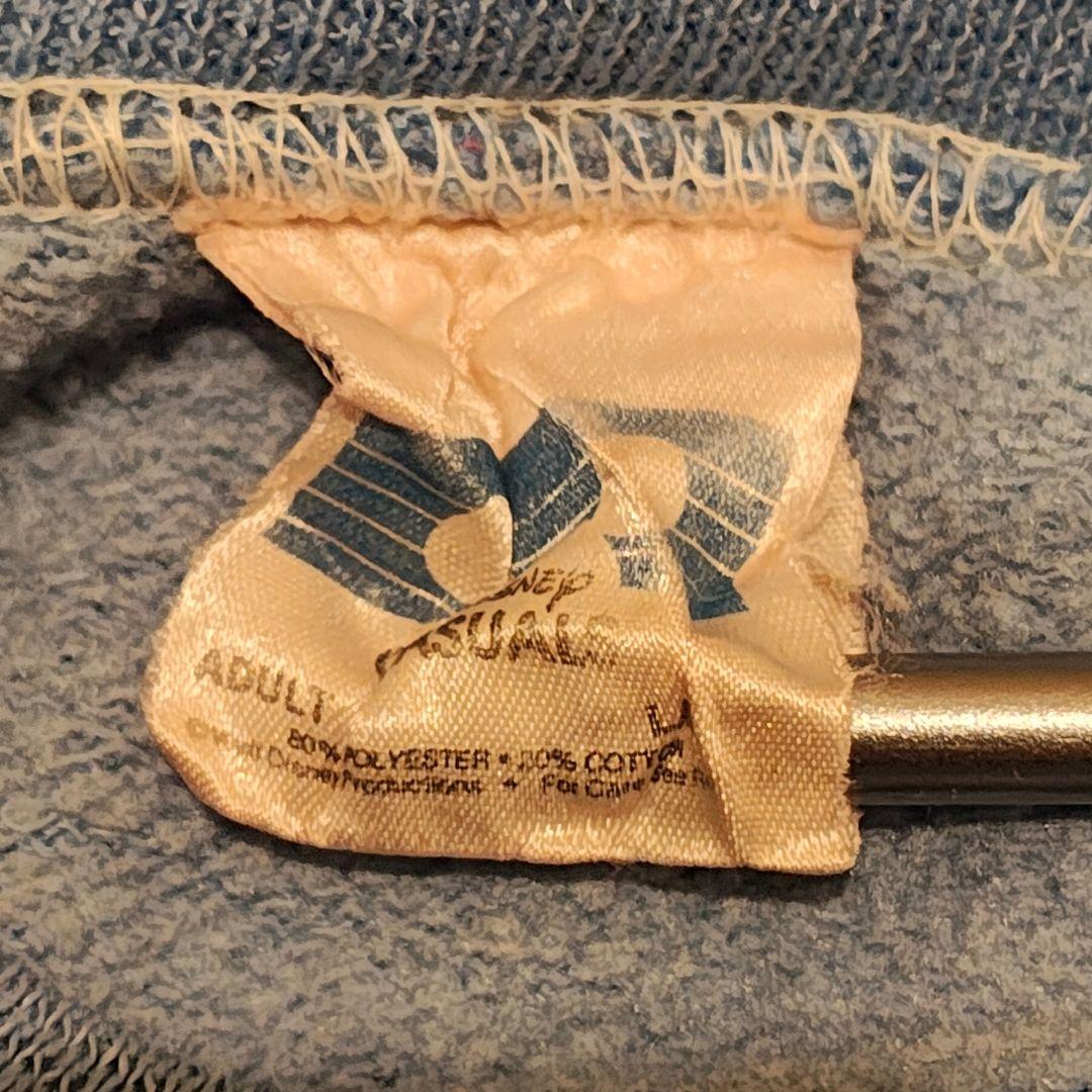 n*様 70s80s ディズニー ミッキー 白足 水色 ビンテージスウェットdi