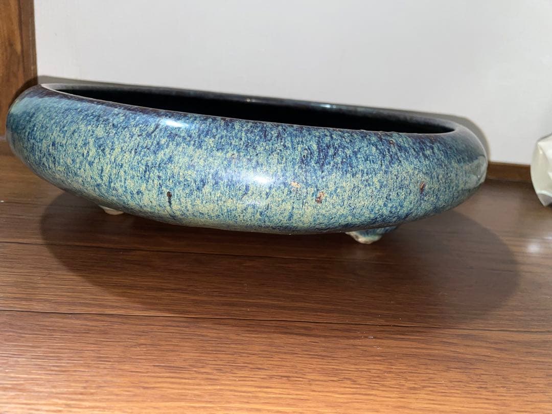 値下げしました　海鼠　水盤　鉢　中国　花器　宜興？　清？