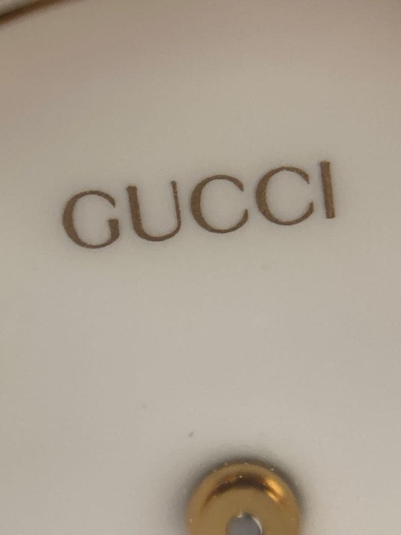 GUCCI　チェンジベゼル　ゴールドバングルウォッチ◇