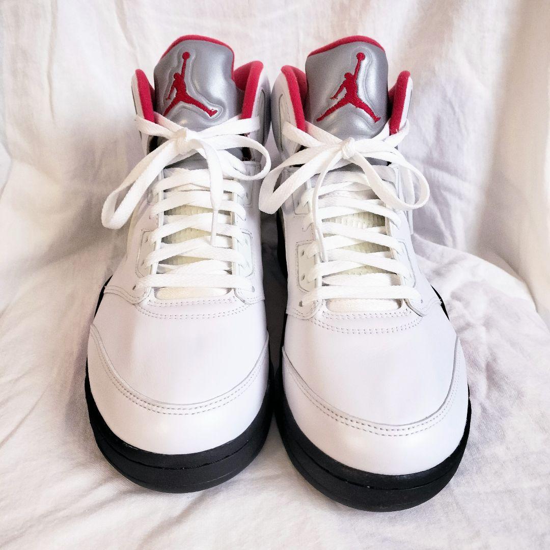 シューズ(男性用) NIKE AIR JORDAN 5 RETRO Fire Red