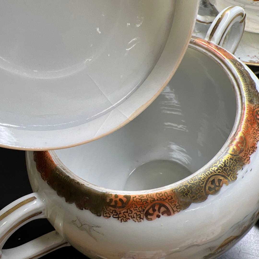 九谷焼　ティーセット　東Y8-0210②トコオ