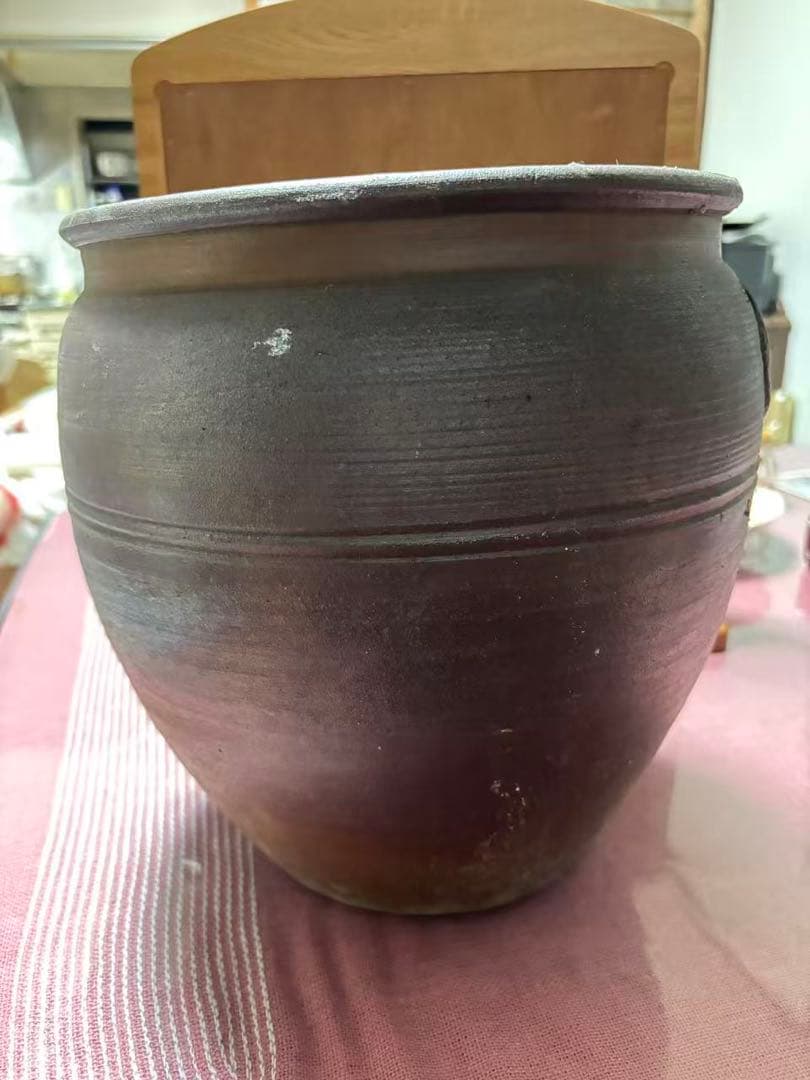 古備前焼　伊部陶苑　大饗 大壺　鉢　アンティーク置物　骨董品