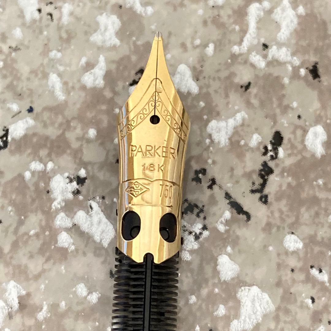#097 オーバーホール済み 万年筆 パーカー SONNET ソネット 18k