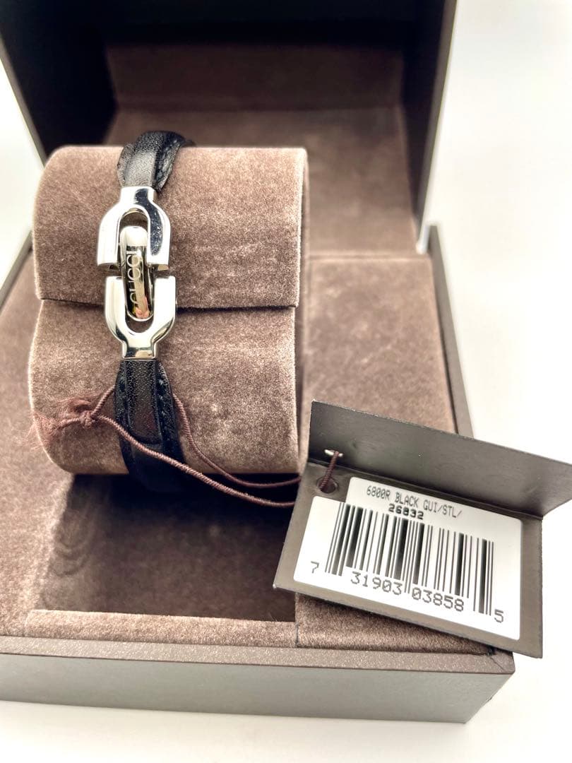 【稼働確認・電池交換済み】GUCCI レディース腕時計 ホースビット6800L