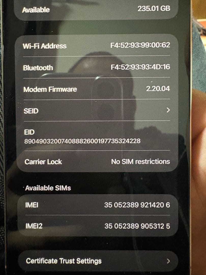 iPhone 16 Promax ゴールド 本体