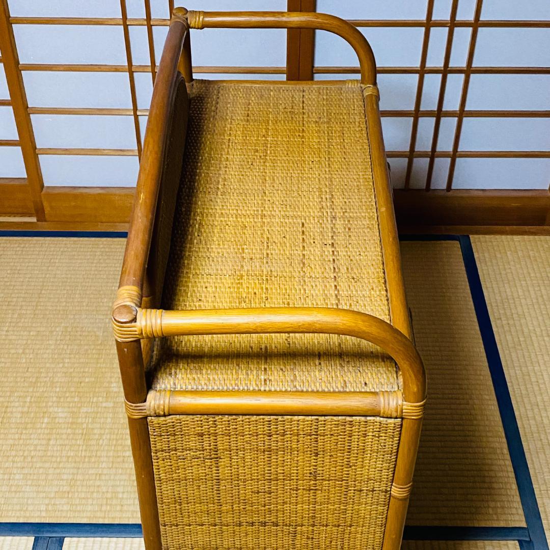 ラタン 籐 棚 チェスト 5段 W75cm D36cm H90.5cm 送料込み