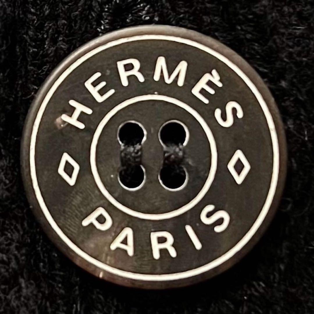 HERMES 【カシミヤ100%】 特大セリエ ニット カーディガン　E4846