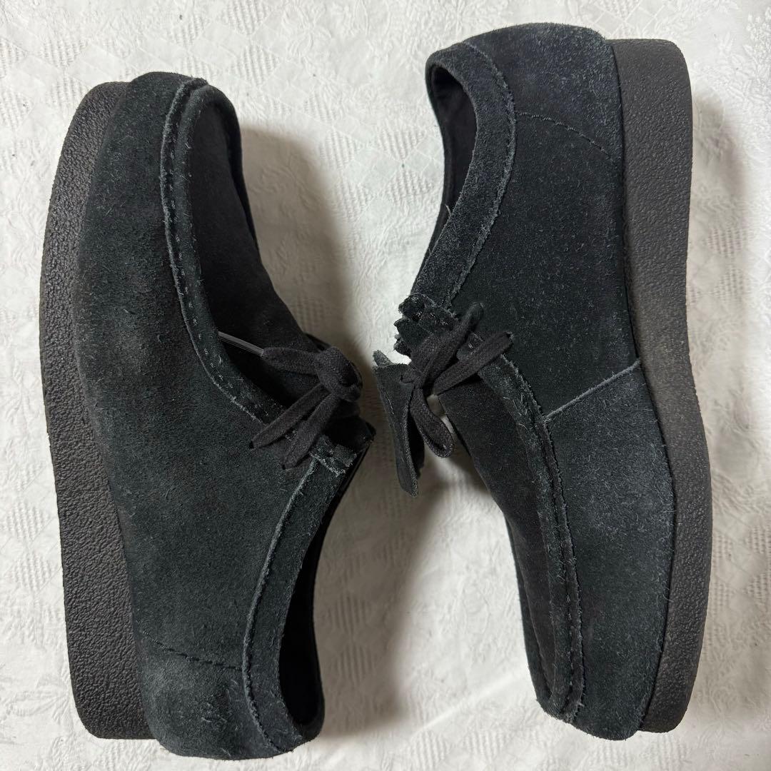 クラークス　ワラビーEVO　黒　27cm