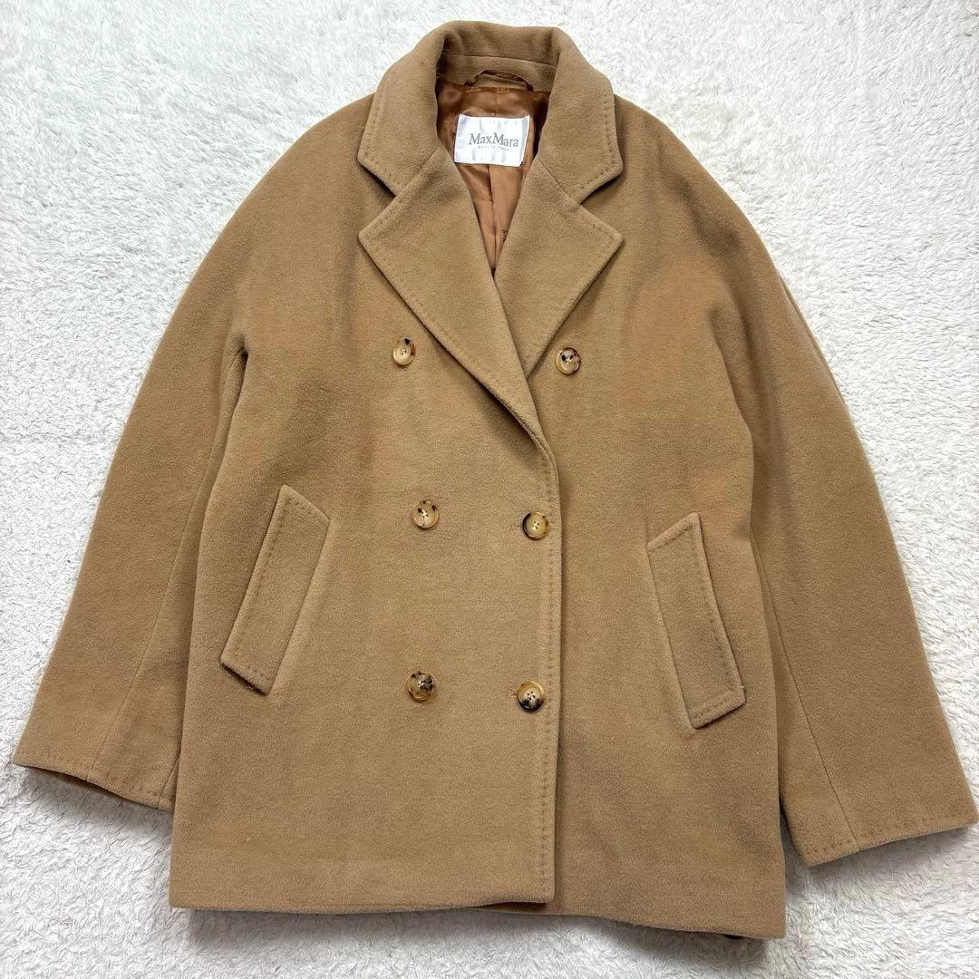 こ*ぎ様 マックスマーラ　レブス　ショートコート　カシミヤ混　アイコンコート　4