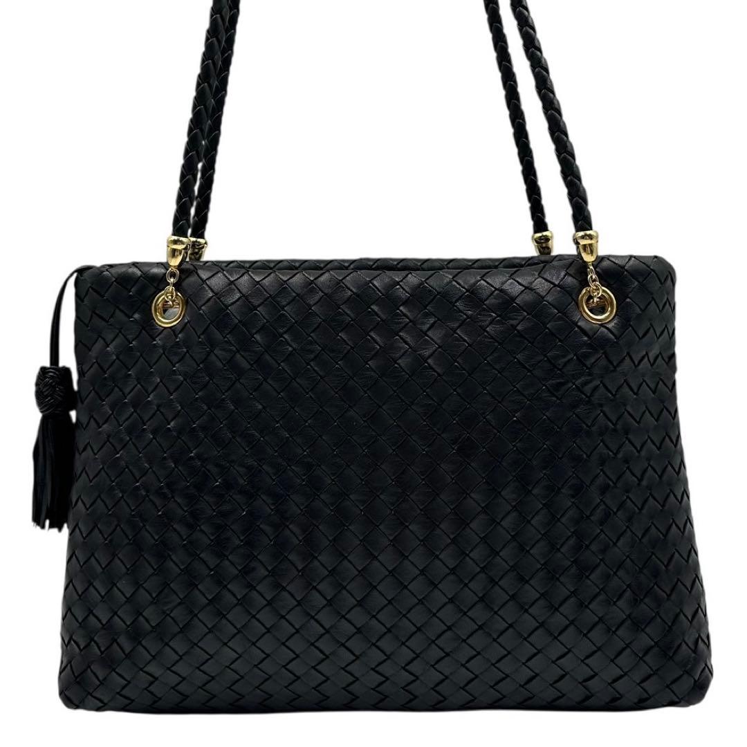 【良品】BOTTEGA VENETA ショルダーバッグ イントレチャート レザー