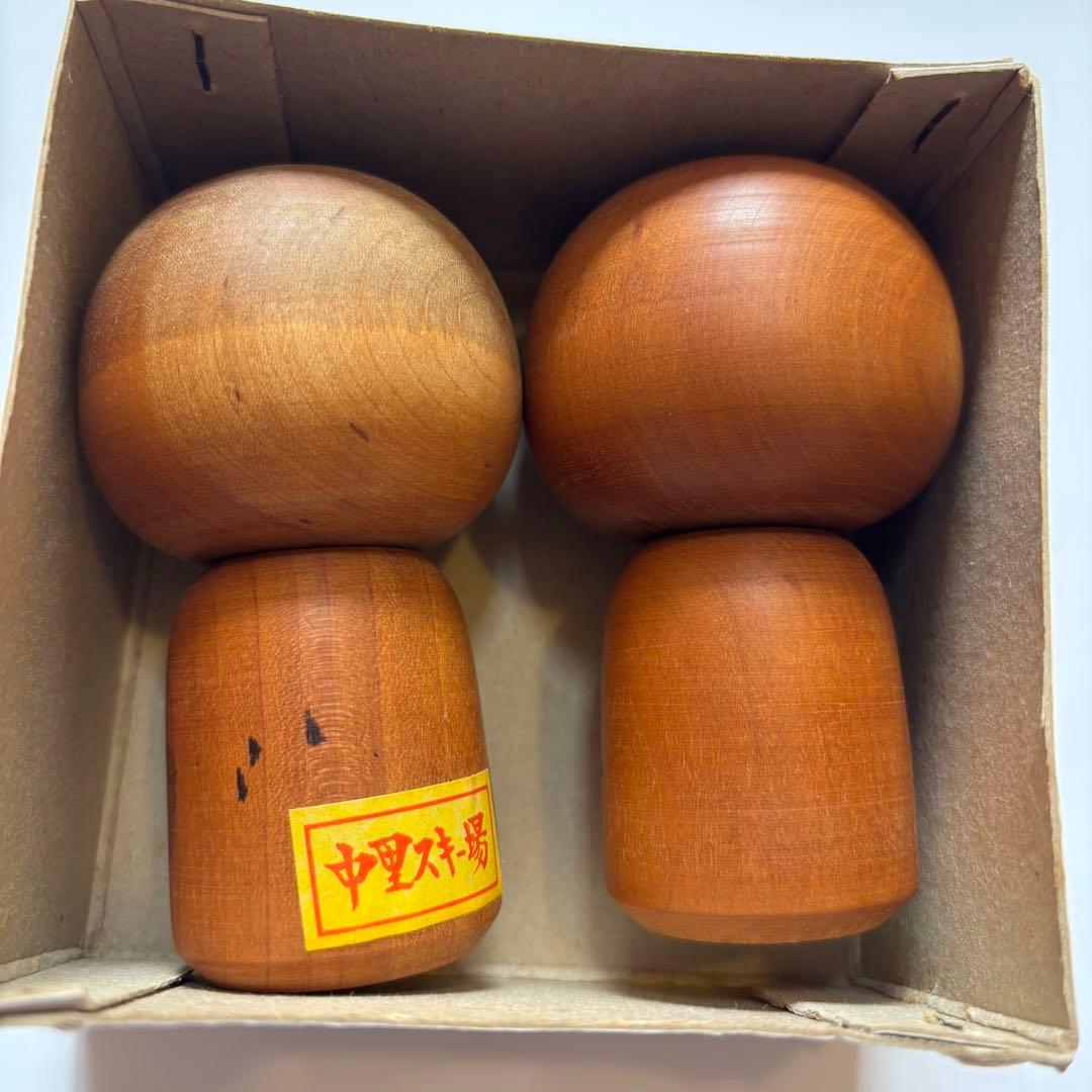【希少】 けん一 こけし 春秋 ペアセット 中里スキー場