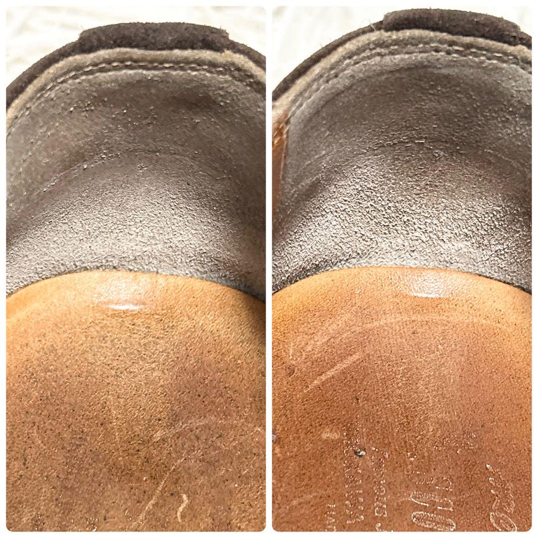 ✨良品✨SCOTCH GRAIN F-910ダブルモンク ブラウン レザー25㎝