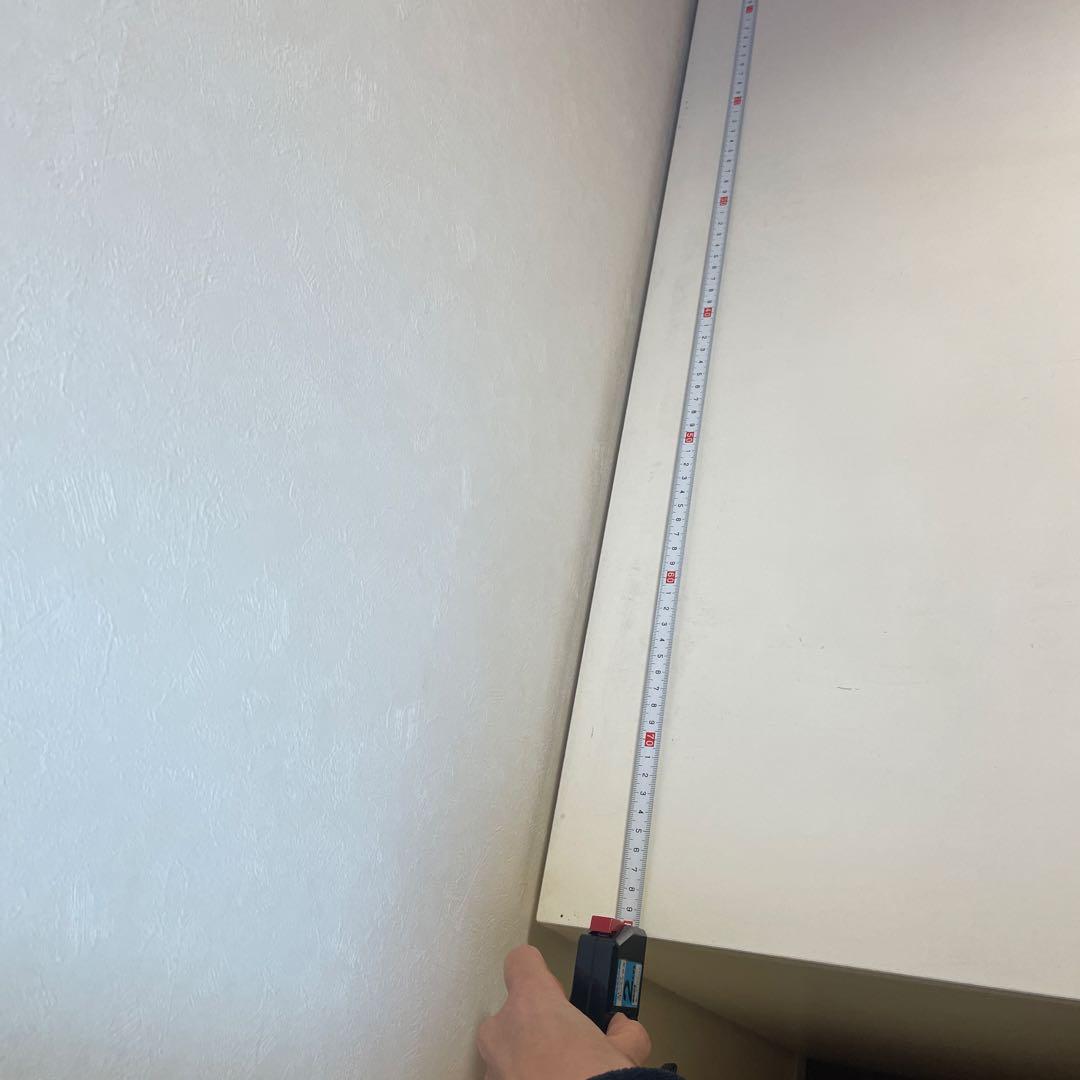 ホワイト木製チェスト 3段