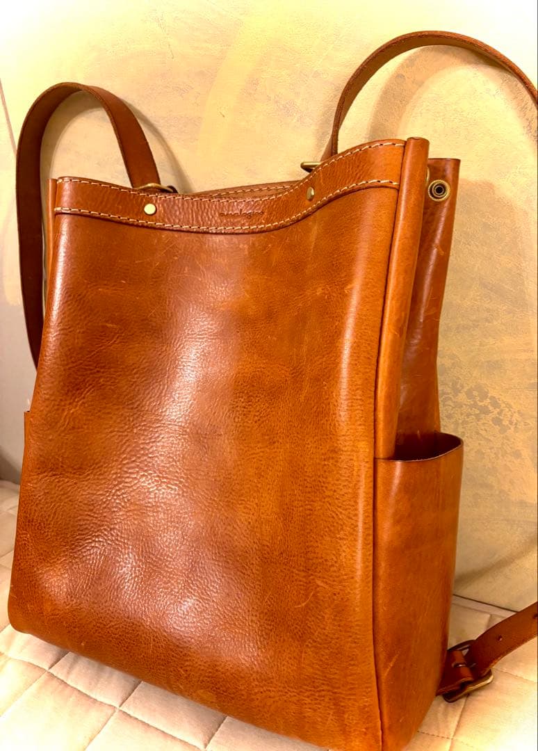 【セール中】アナロジコ　analogico トートリュックMサイズ　マローネ