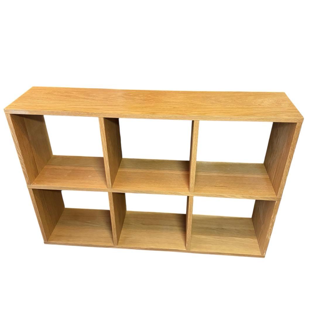 【美品】無印良品　スタッキングシェルフ　３段×２列　ラック