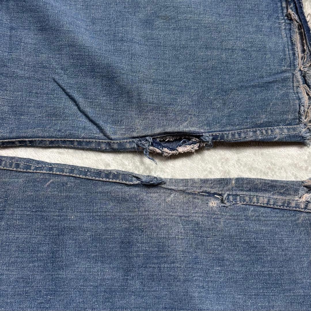 40s 大戦モデル デニムオーバーオール WARモデル 月桂樹ボタン WWⅡ