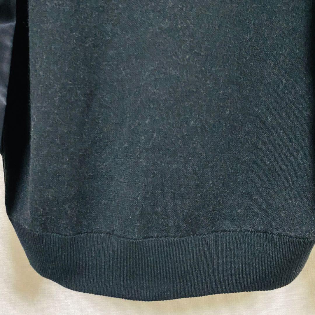 マスターバニー　 ニット　ナイロン　ジャケット　異素材　切替　 メンズ サイズ4