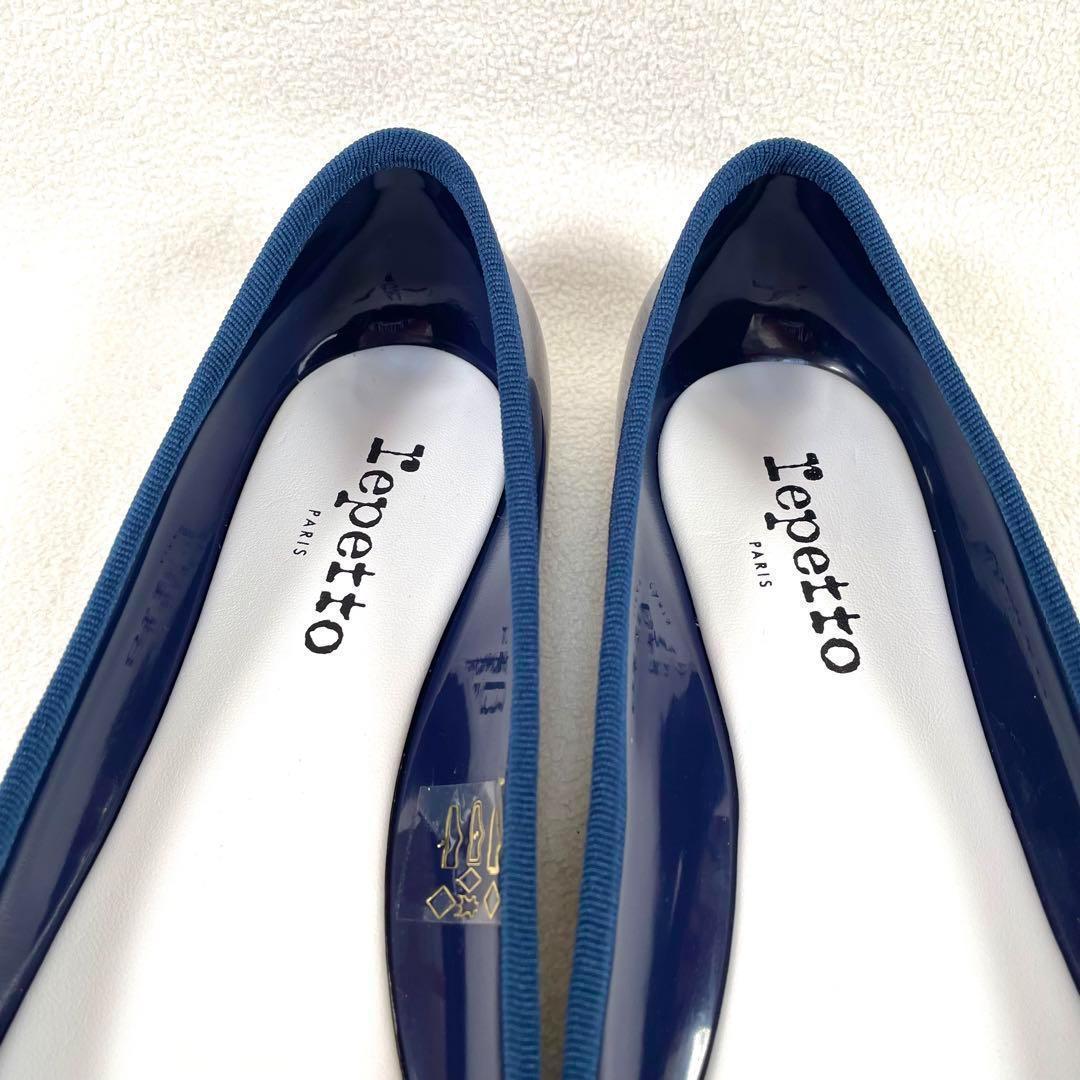 新品未使用・希少サイズ✨レペット サンドリオンベイビー フラット ネイビー