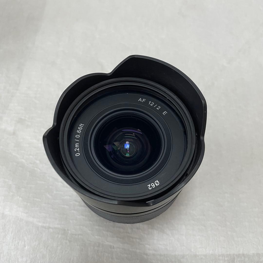 zv-e10 レンズ２個、グリップ 付き/SAMYANG 12mm F2.0 E