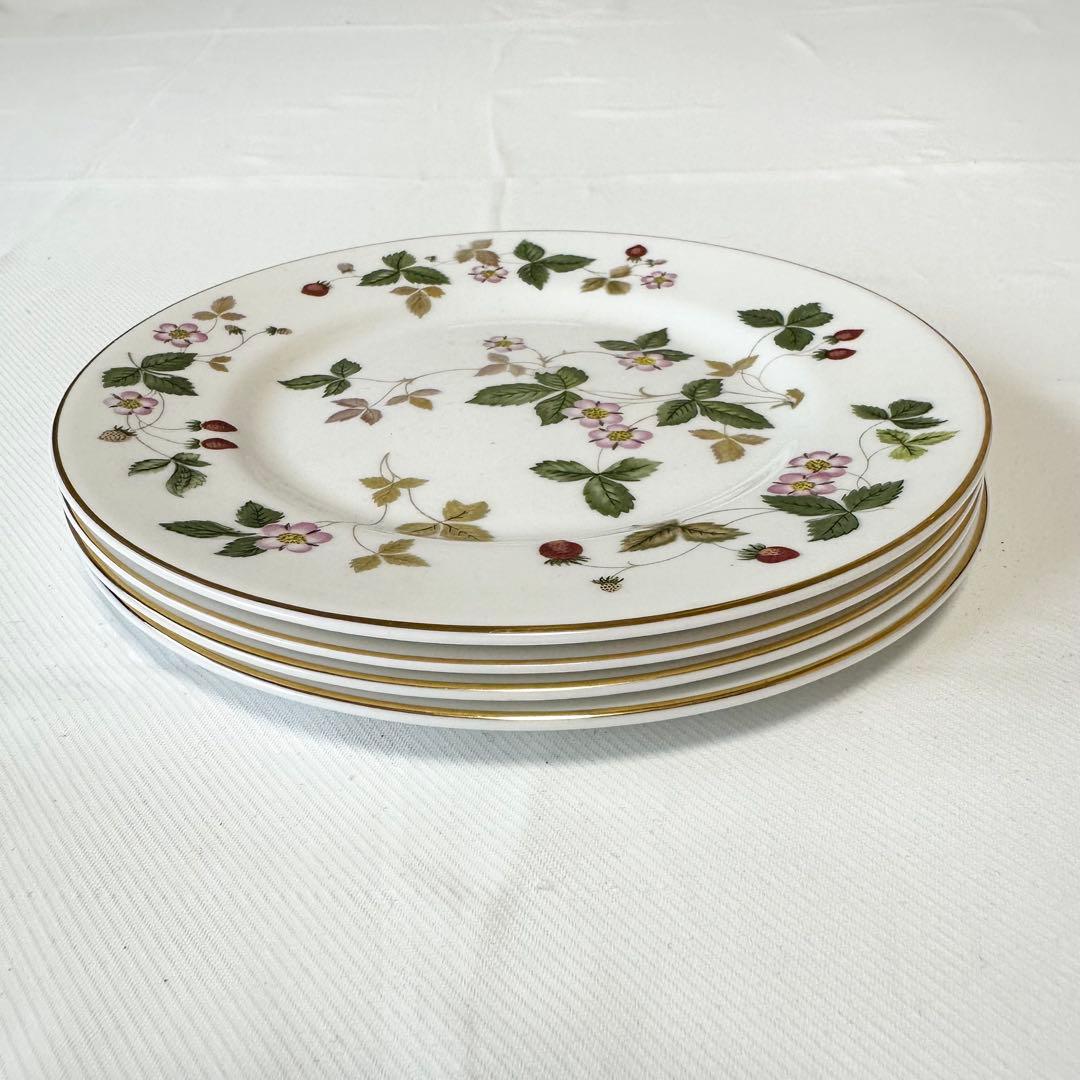  WILD STRAWBERRY プレート皿5枚セット 大1中4