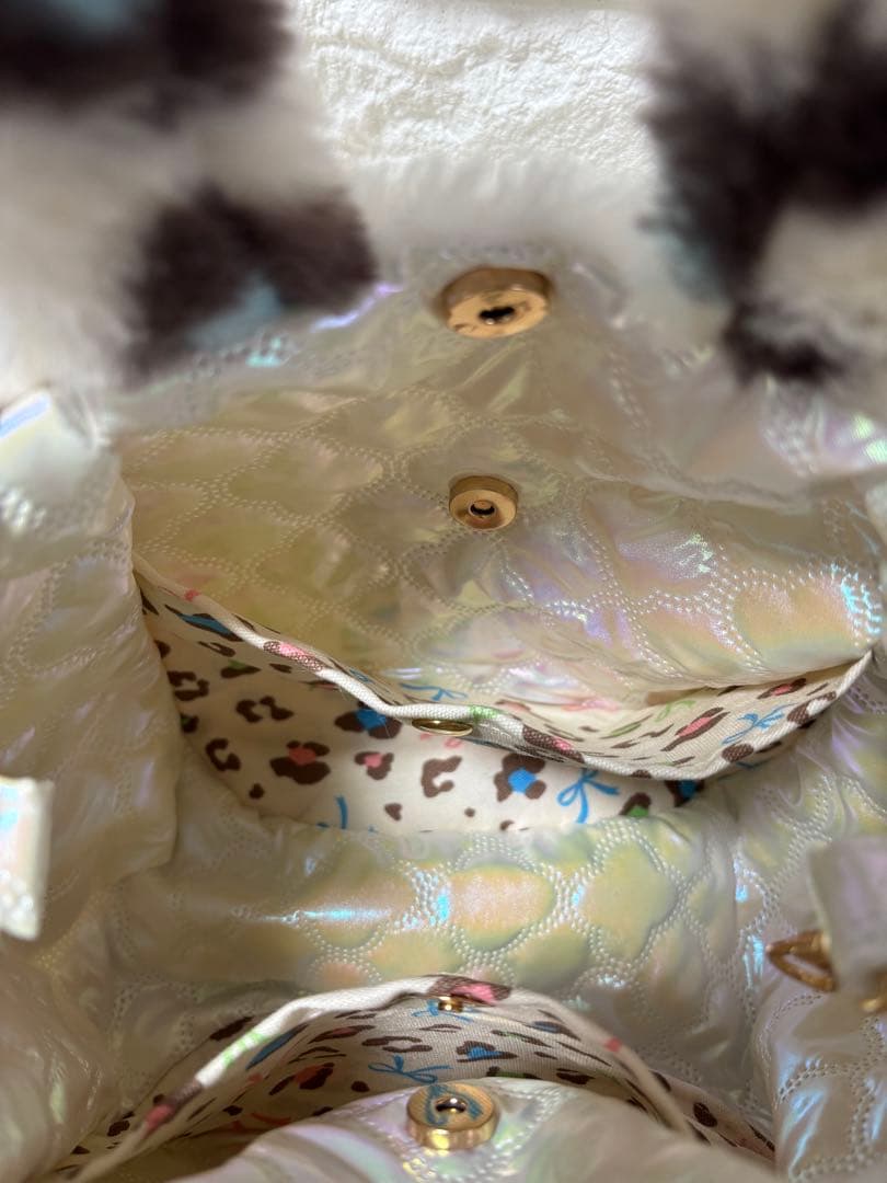 黒*こ様 コヤンイサムチョン　ハンドメイド　ファーバッグ　ハチワレねこちゃん　ヒ