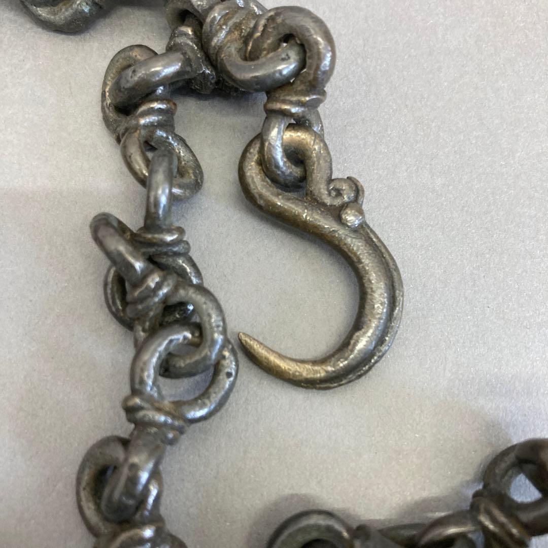 骨董品　茶道具　唐釜鎖　昭和9年4月12日以前の品￼共箱　S93KK