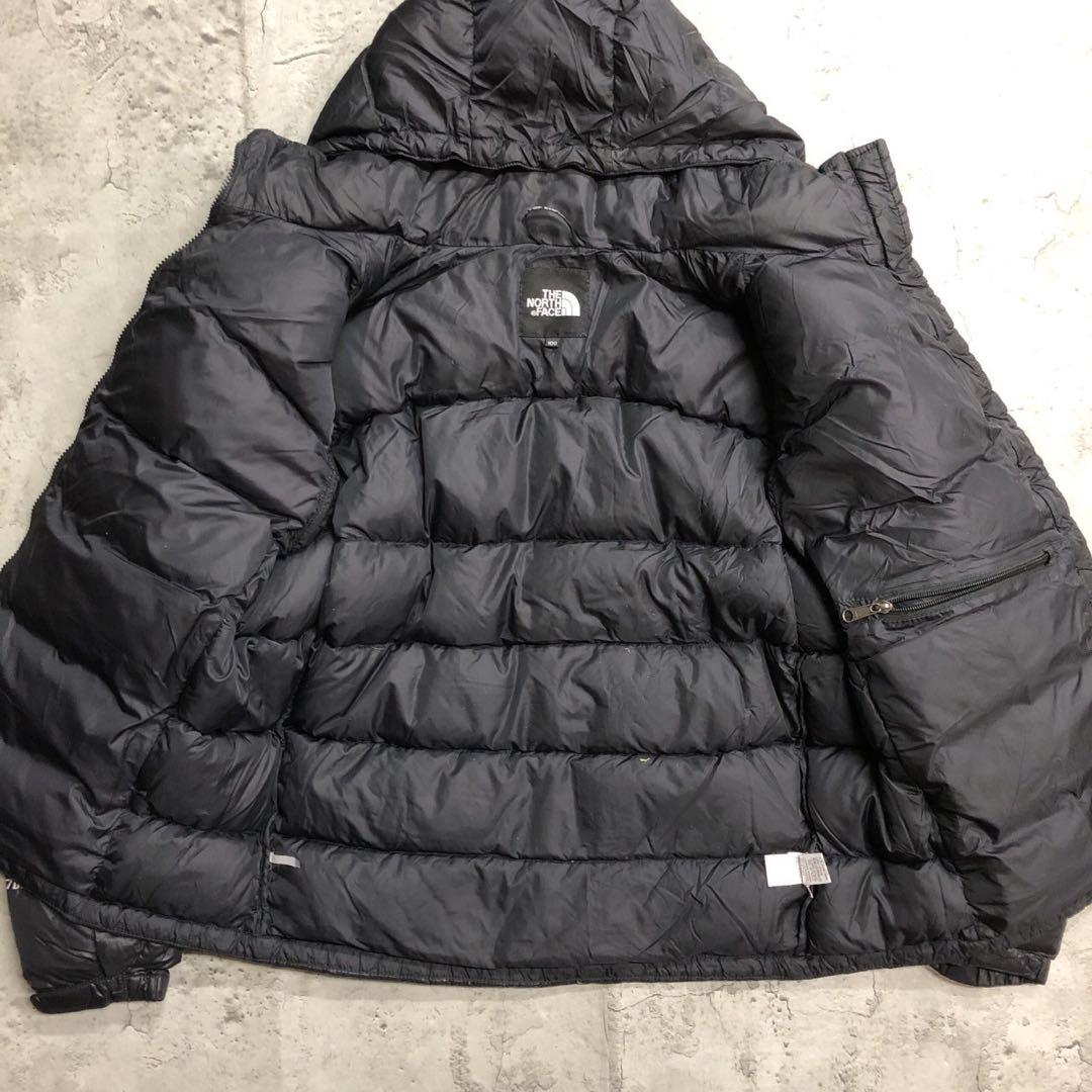 ザノースフェイス　700フィル　ヌプシ　ダウンジャケット　ブラック　メンズL