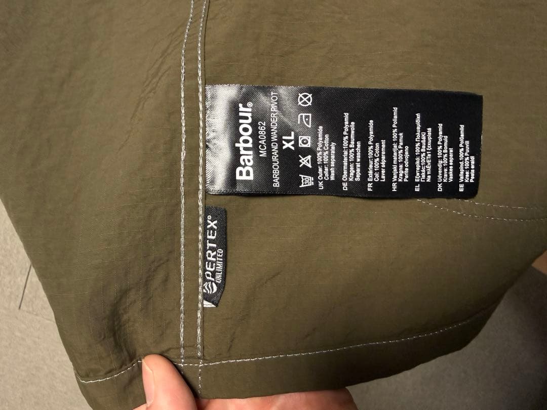 ジャケット・アウター Barbour and Wander Pivot Jacket Size XL