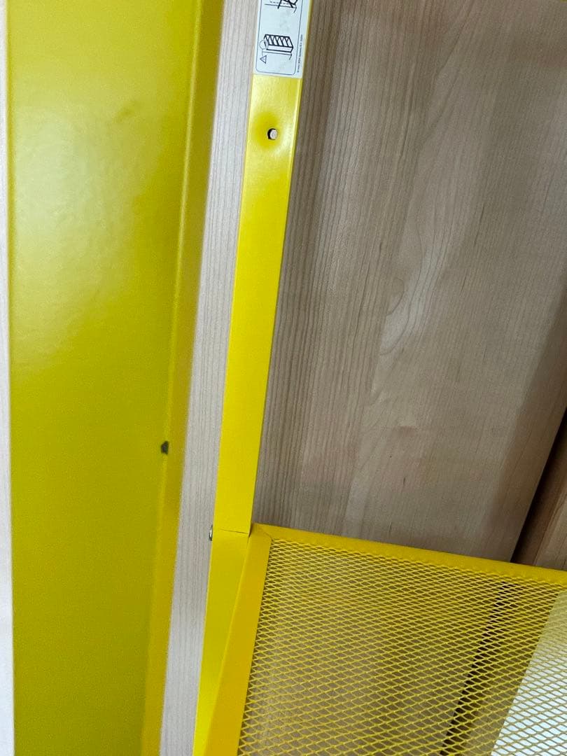 に*り様 【IKEA】レールベリ　廃盤イエロー　シェルフ　ラック 黄色