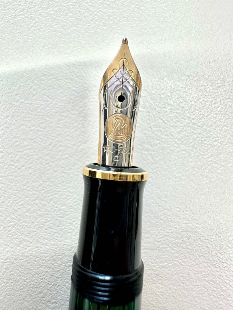 【新品未使用】Pelikan 万年筆 スーベレーン M600 グリーンFペリカン