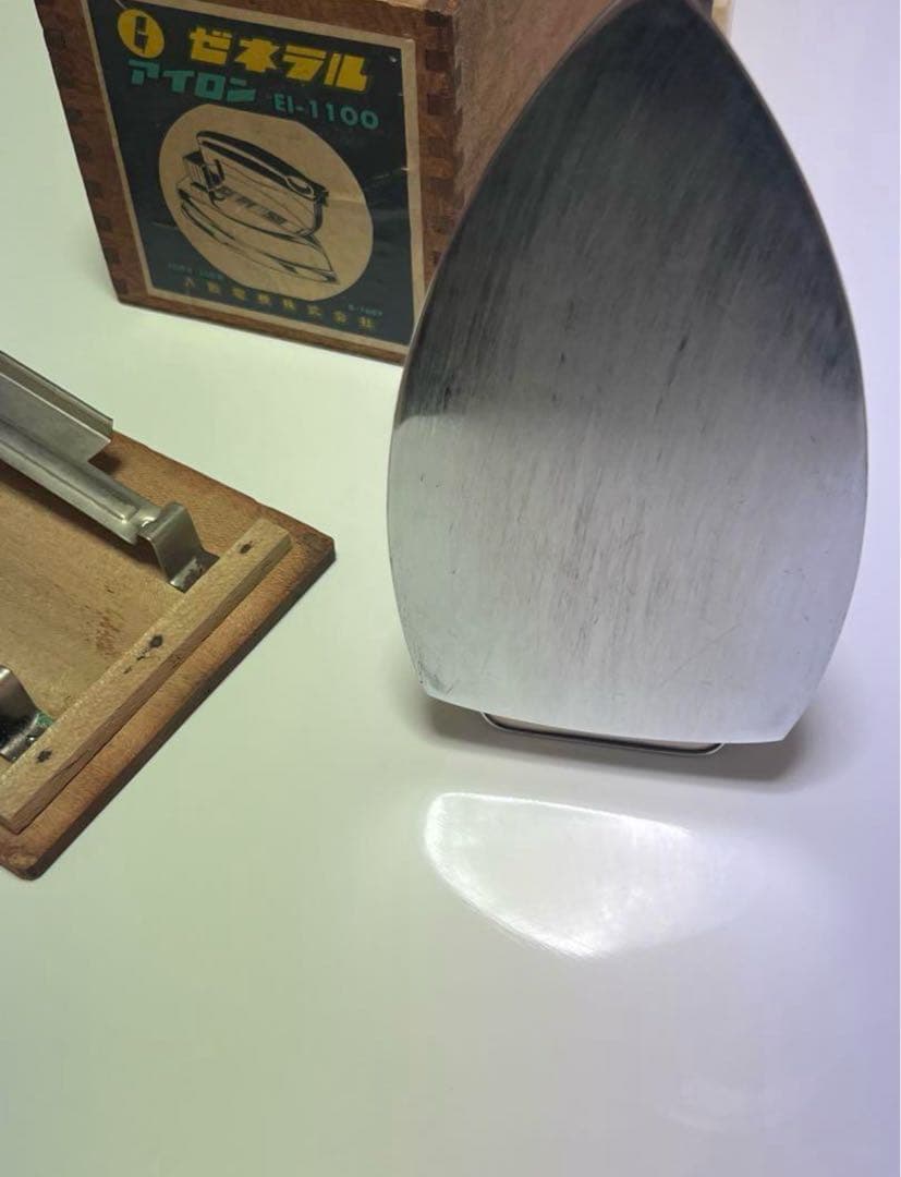 ゼネラル アイロン EI-1100 木箱付き Retrô